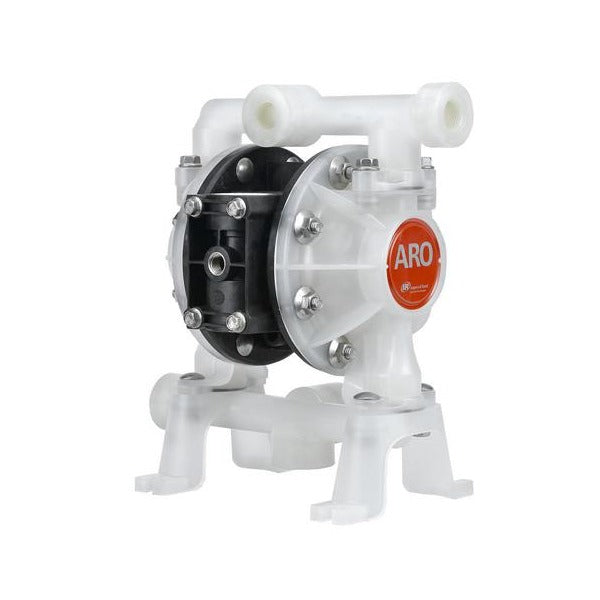 Bomba de diafragma 1/2" polipropileno teflon ARO PD05P-ARS-PTT-B