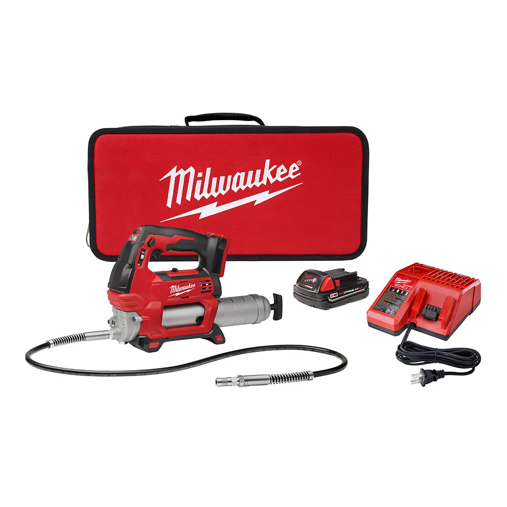 Kit de pistola engrasadora inalámbrica de 2 velocidades M18™ - Milwaukee 2646-21CT