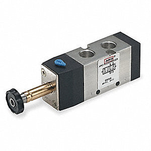 Válvula solenoide 5/2 3/8" SIN BOBINA ARO M213SS-000-N