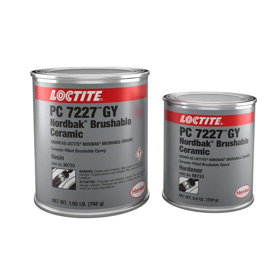 Brushable Ceramic Gris KIT x 6 LB Loctite PC 7227