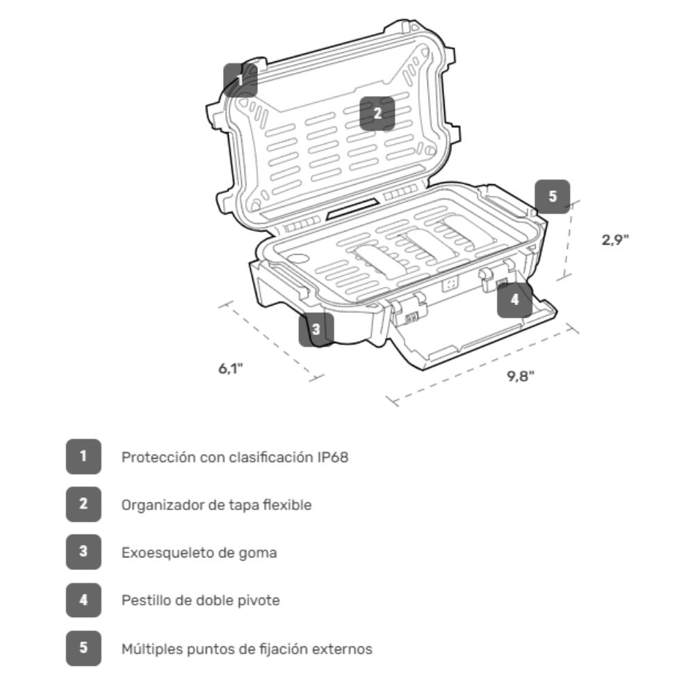 Billetera de objetos personales Ruck Case Pelican - R40