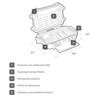 Billetera de objetos personales Ruck Case Pelican - R40
