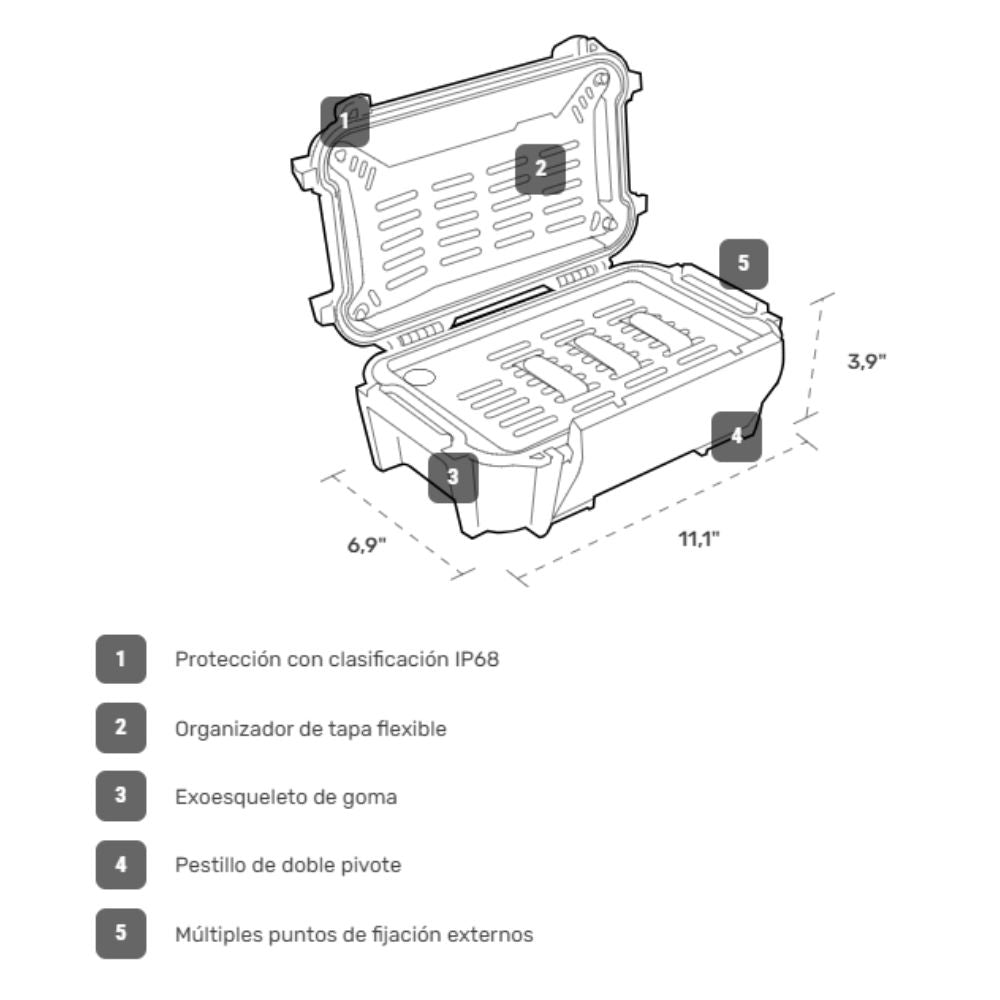 Billetera de objetos personales Ruck Case Pelican - R60