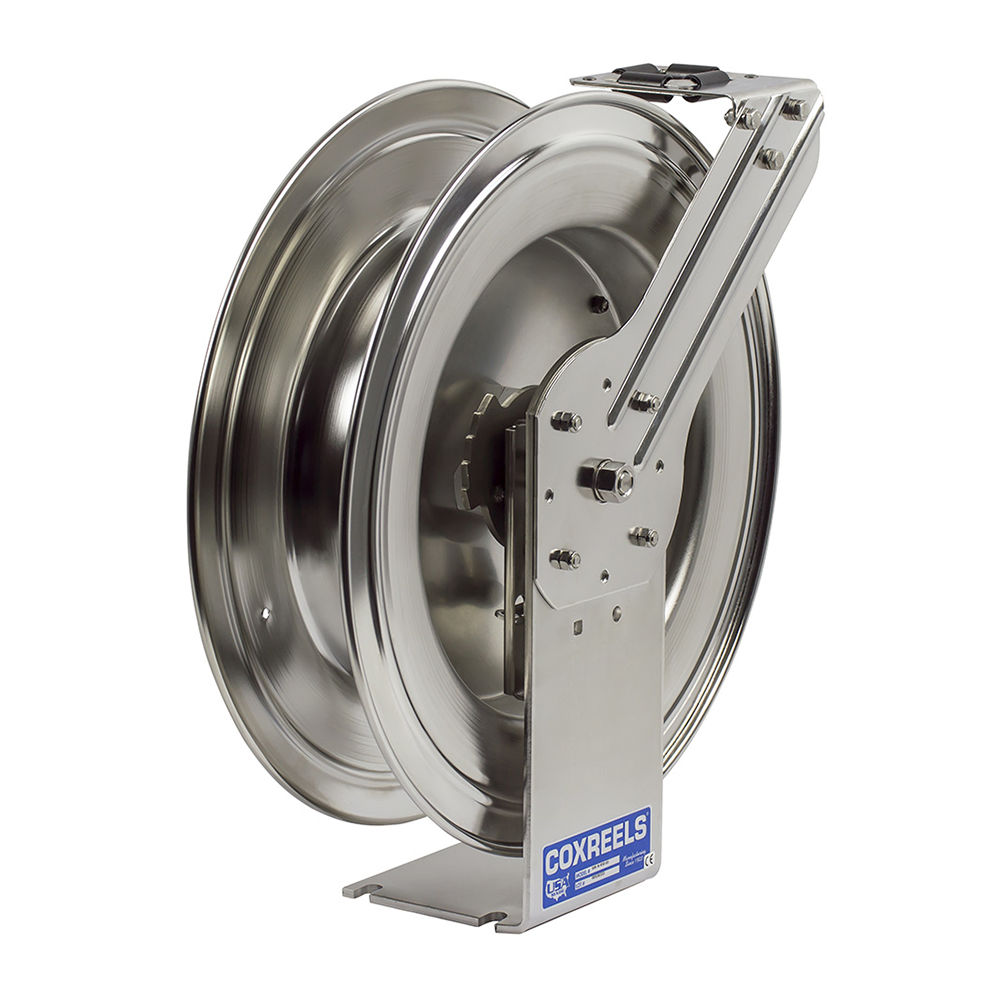 Carrete con base de acero 1/4" Coxreels SHL-N-450-SS