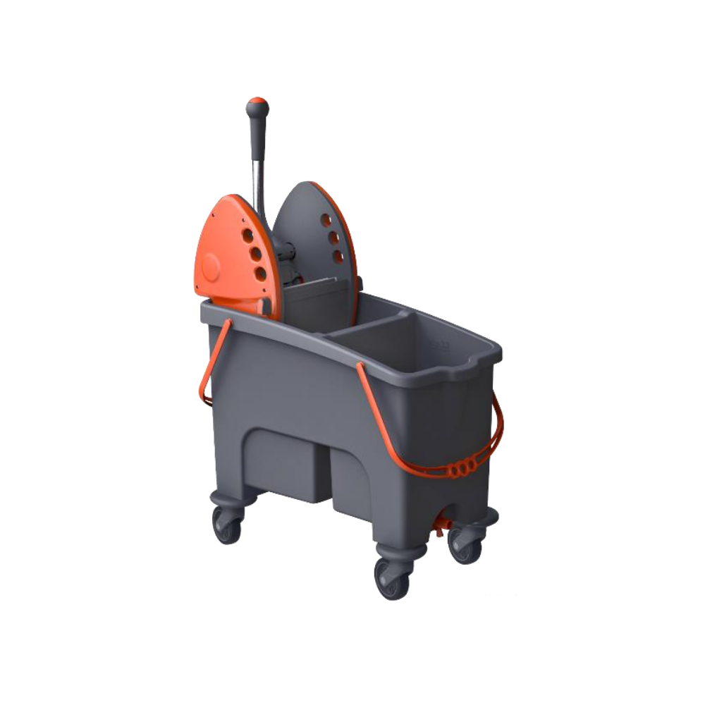 Carro escurridor doble con 2 válvulas de drenaje DUETTO 40lts - TWT S0300301