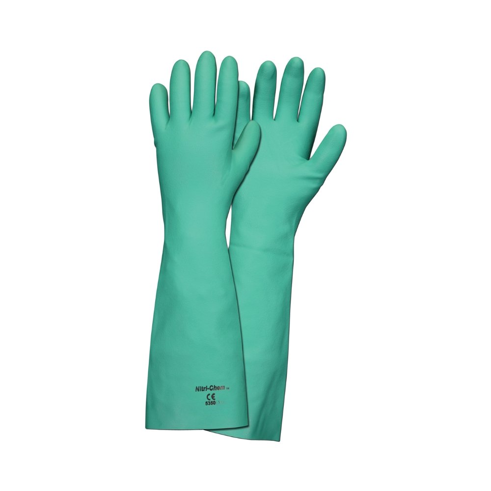 Guante de protección en Nitrilo verde Nitri-Chem™ - MCR Safety 5350EM