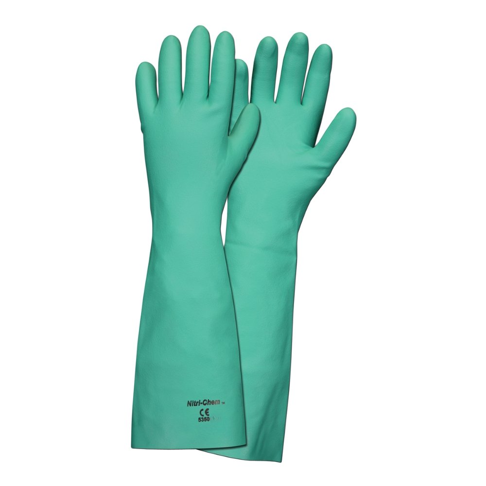 Guante de protección en Nitrilo verde Nitri-Chem™ - MCR Safety 5350EXL