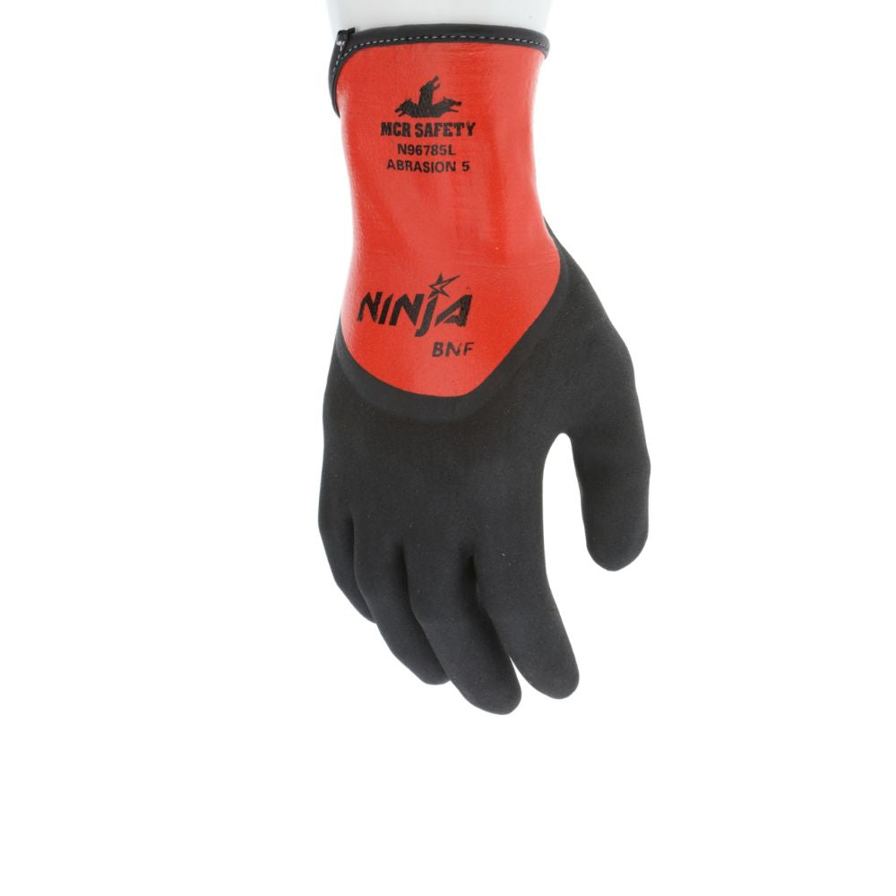 Guante Nylon Expandex Nitrilo Ninja®- MCR Safety N96785 Talla L