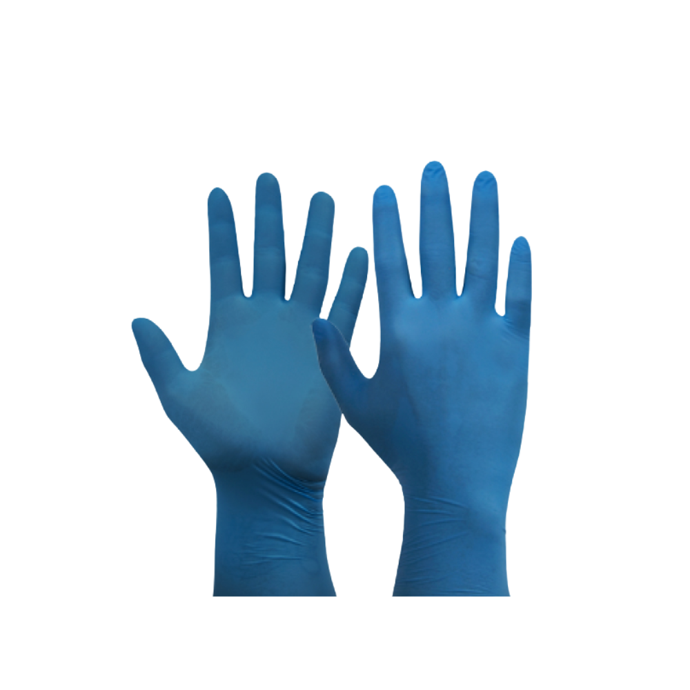 Guantes de nitrilo metal detectable SCH - Caja x 100 unidades