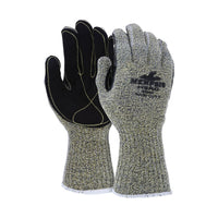 Guantes de trabajo resistentes a cortes con palma de cuero Cut Pro® - MCR Safety SX93861LDC