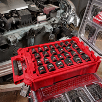 Juego de copas para destornillador SHOCKWAVE™ de 1/2" MM y SAE con PACKOUT™ de 27 piezas - Milwaukee 49-66-6804