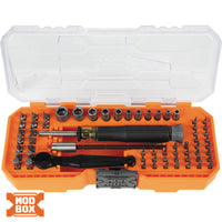 Juego de destornilladores de precisión y tuercas, 64 piezas - Klein Tools 32787