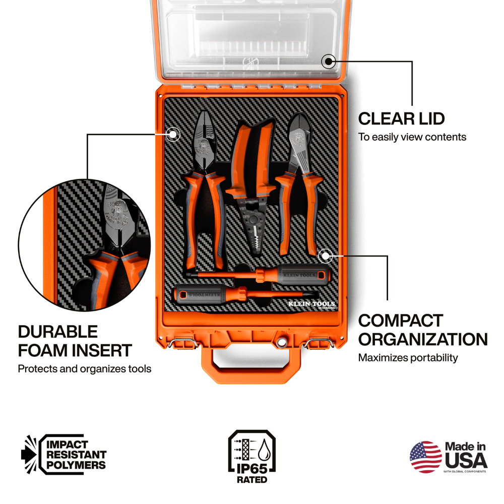 Kit de herramientas aislado MODbox™, 5 piezas - Klein Tools 94160MBINS