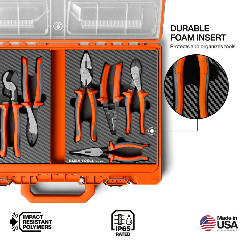 Kit de herramientas aislado MODbox™, 9 piezas - Klein Tools 94161MBINS