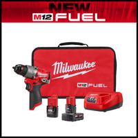 Kit de taladro percutor/atornillador M12 FUEL™ de 1/2" -  Milwaukee 3004-22