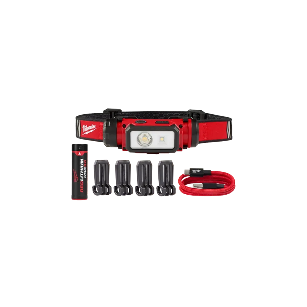 Linterna tipo minero recargable USB REDLITHIUM™ -  Milwaukee 2163-21