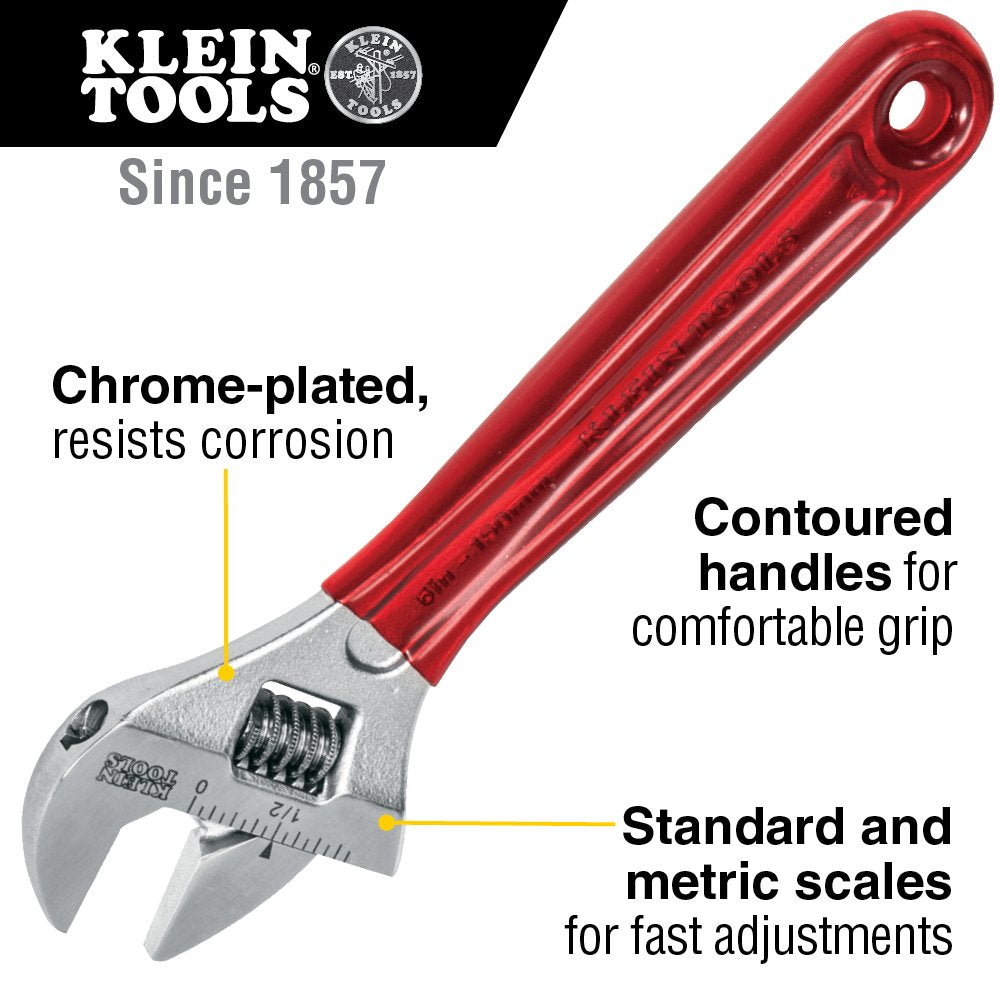 Llave ajustable de capacidad extra, de 165 mm Klein Tools D507-6