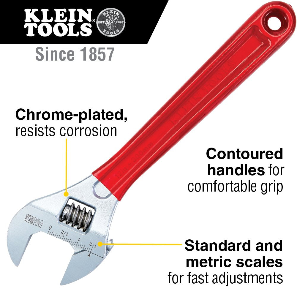 Llave ajustable de capacidad extra de 314 mm Klein Tools D507-12