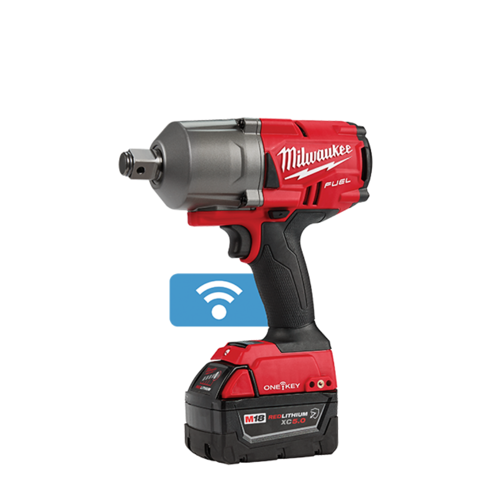 Llave de impacto inalámbrica de alto torque M18 FUEL™ con kit de anillo de fricción de 3/4" ONE-KEY™  -  Milwaukee 2864-22R