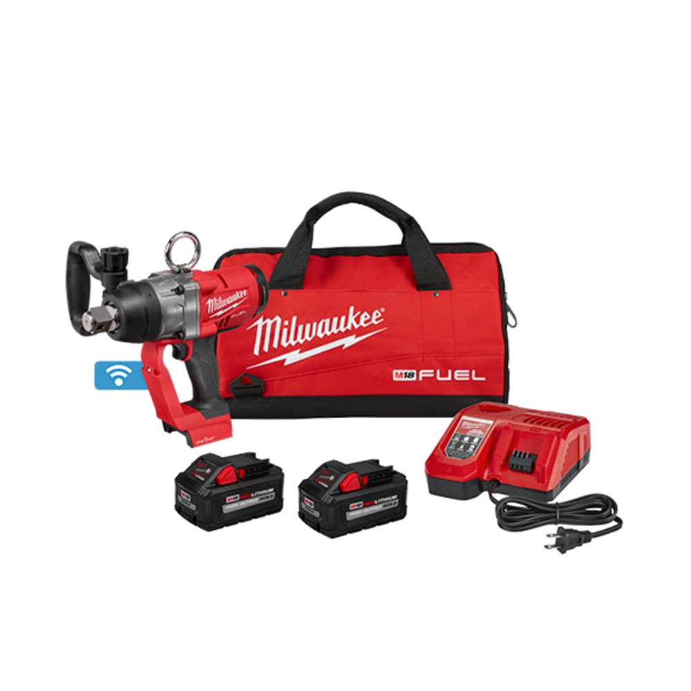 Llave de impacto inalámbrica de alto torque M18 FUEL™ de 1" con kit ONE-KEY™  -  Milwaukee 2867-22