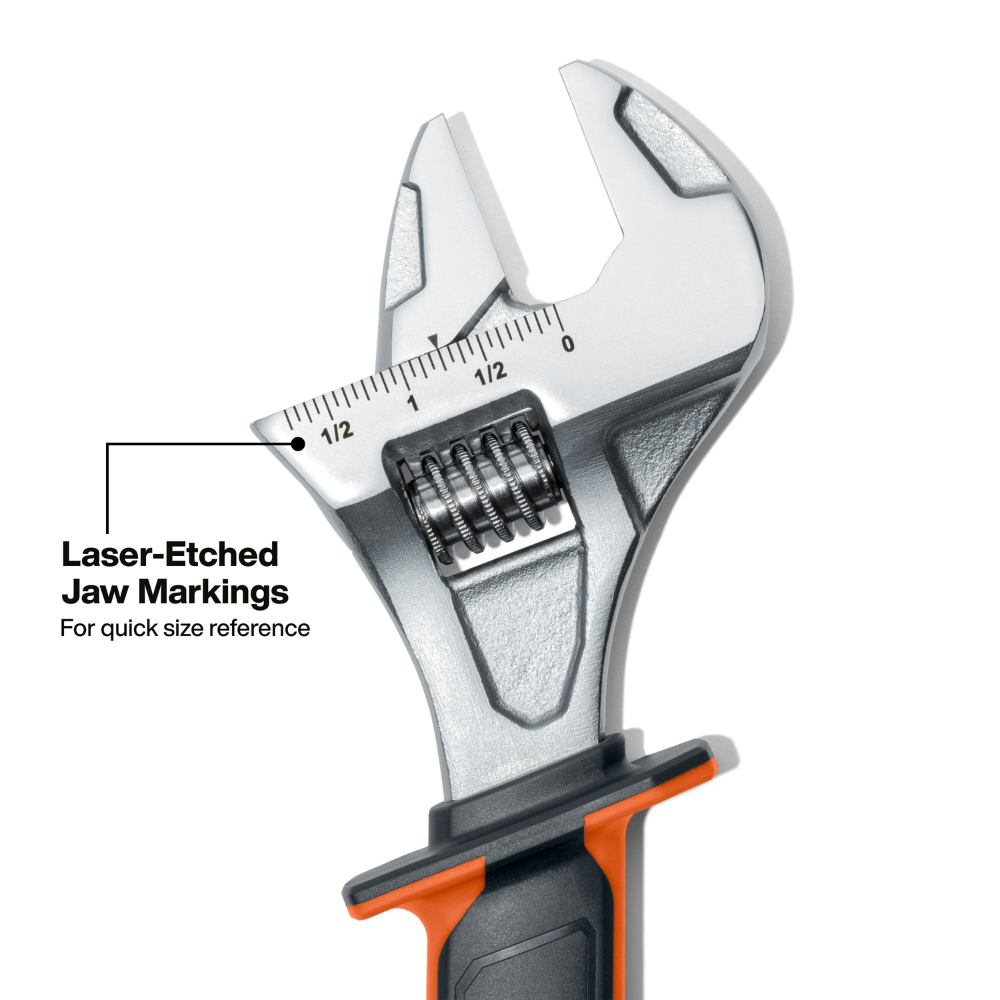 Llave inglesa ajustable aislada, 12 pulgadas - Klein Tools 47130INS
