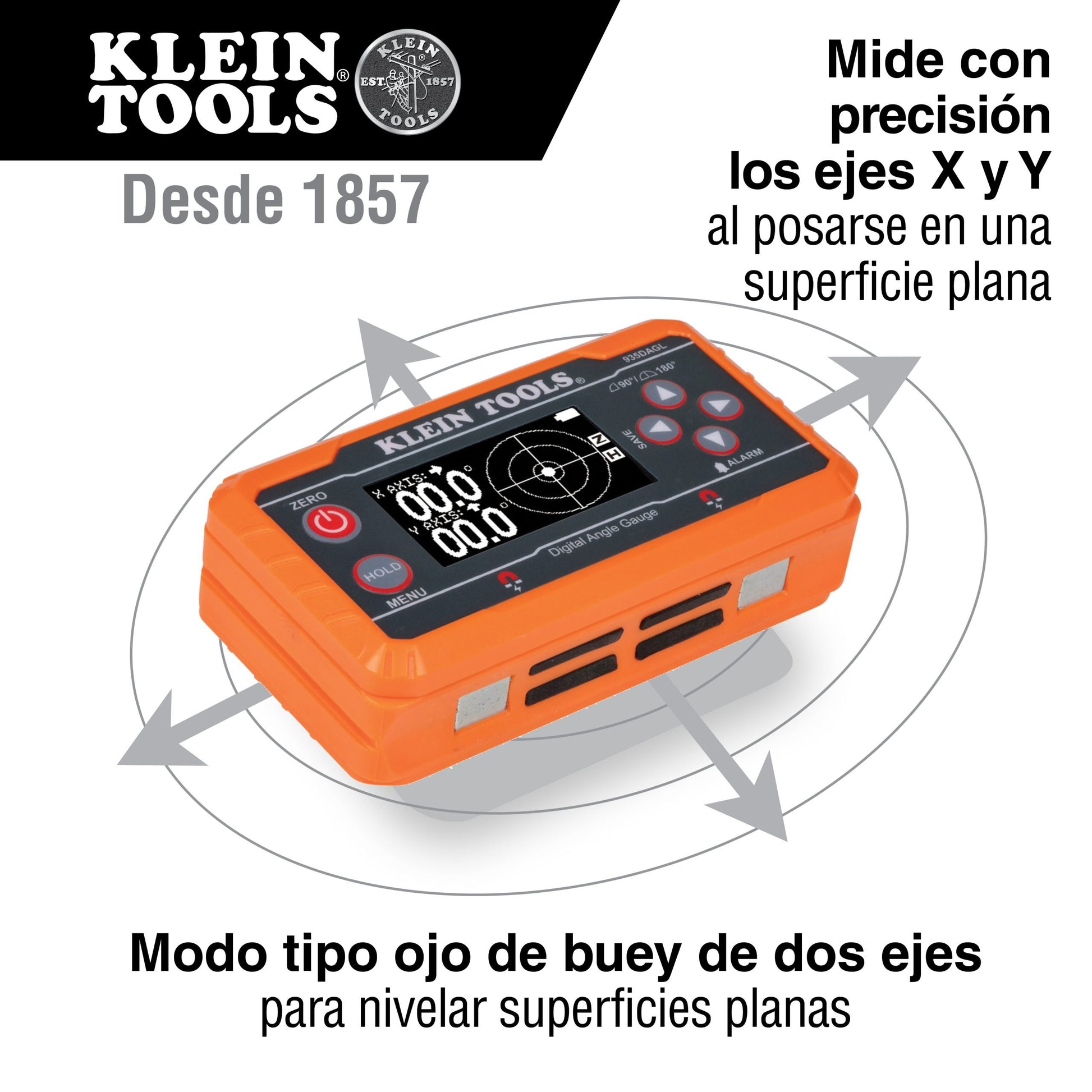 Nivel digital con ángulos programables Klein Tools 935DAGL