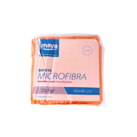 Paños de microfibra x 5 uds 200 gr 40cm x 40 cm - MAYA 07020