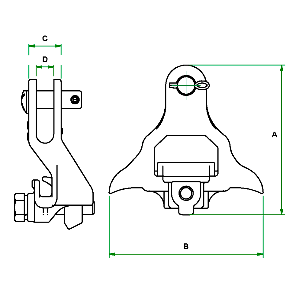 Polea de suspensión Slingco ZMI6324