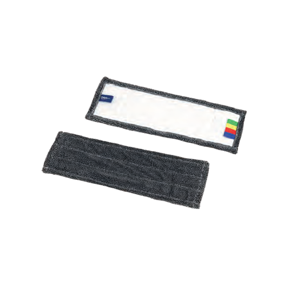 Recambio para mopa microfibra gris con bolsillos  - MAYA 08046