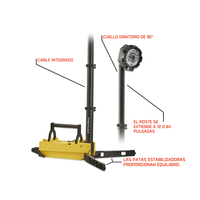 Reflector LIGHT & EXT Portátil y Plegable de 10 000 Lúmenes y Superbrillante - Streamlight