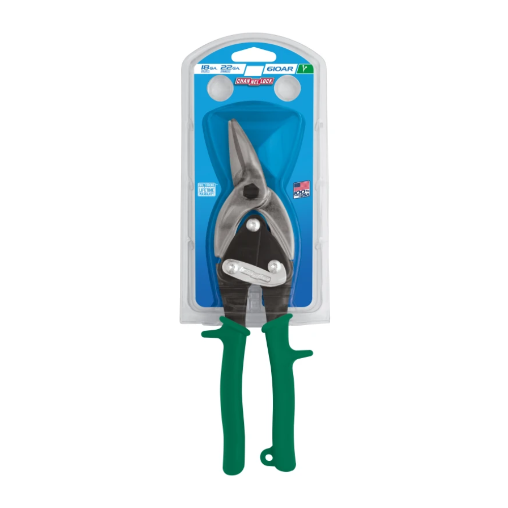 Tijeras de aviación derechas de 10 pulgadas - Channellock 610AR