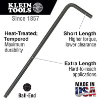 Llave Allen tipo bola 9/64" Klein Tools BL9