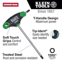 Llave TORX® de 6" T-10 a T-40 7 piezas Klein Tools JTH67T